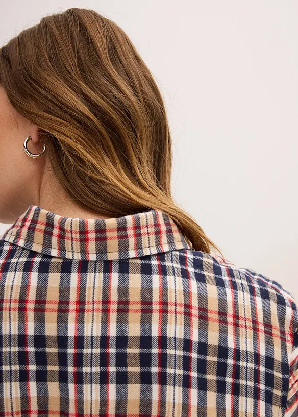 Camicia di flanella in puro cotone, bonprix