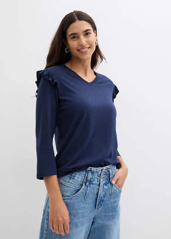 Maglia in jersey misto cotone, bonprix