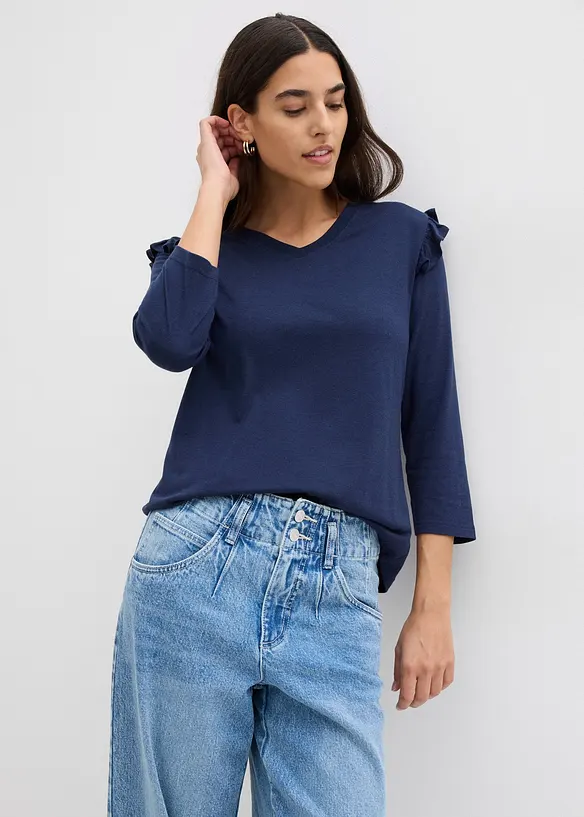 Maglia in jersey misto cotone, bonprix