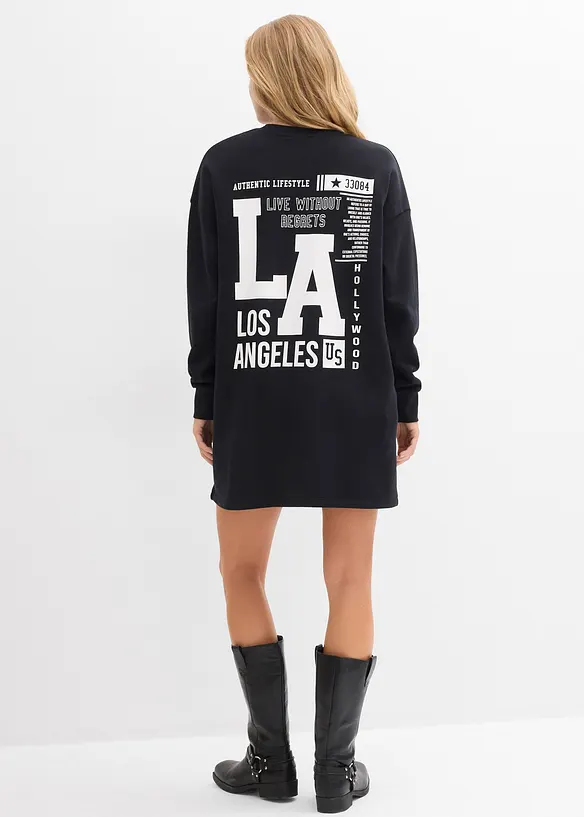 Abito in felpa di puro cotone, bonprix