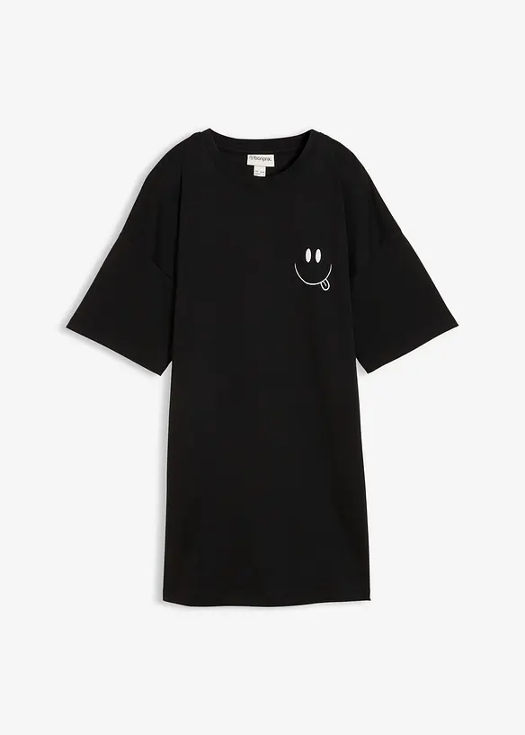 Maglia lunga oversize in puro cotone biologico, bonprix