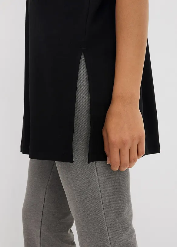 Maglia lunga oversize in puro cotone biologico, bonprix