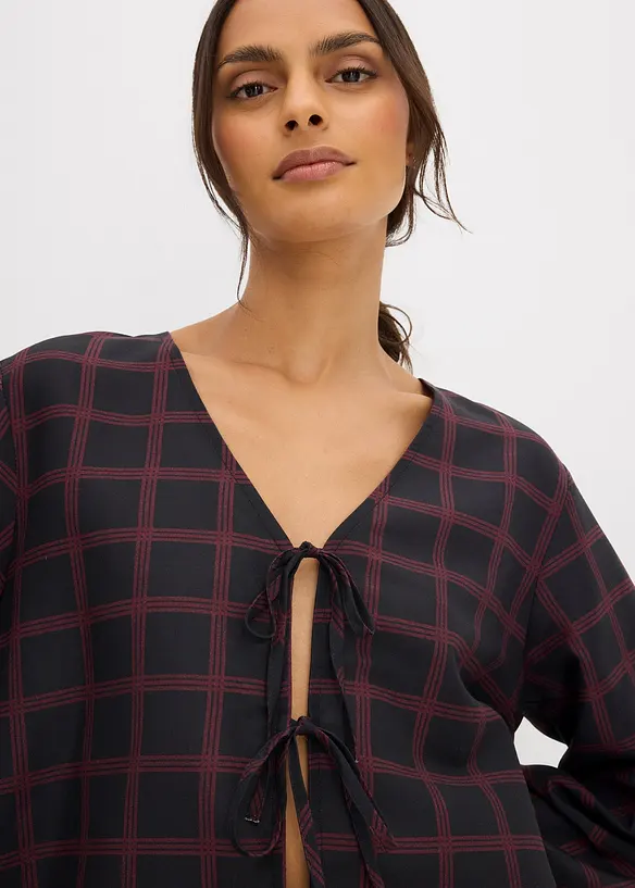 Blusa oversize in morbida viscosa, bonprix