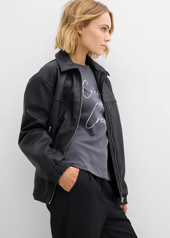 Maglia a maniche lunghe in puro cotone, bonprix