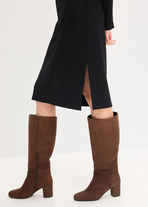 Abito chemisier in punto di Roma, bonprix