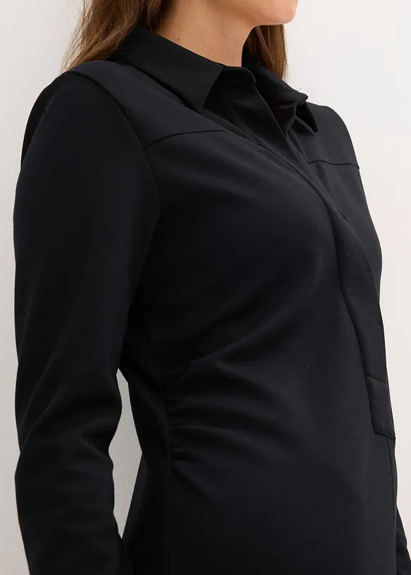 Abito chemisier in punto di Roma, bonprix