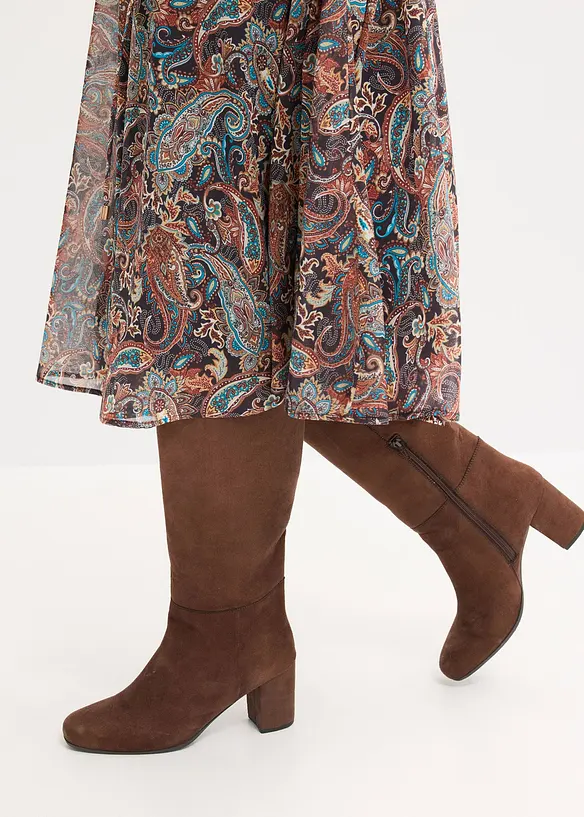 Abito paisley in chiffon, bonprix