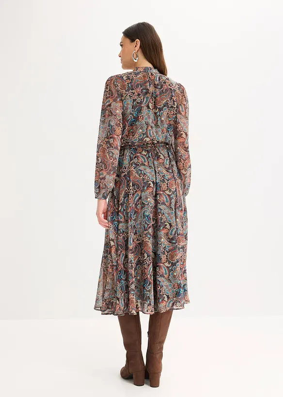 Abito paisley in chiffon, bonprix