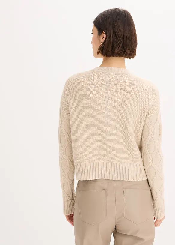 Cardigan in filato grosso, bonprix