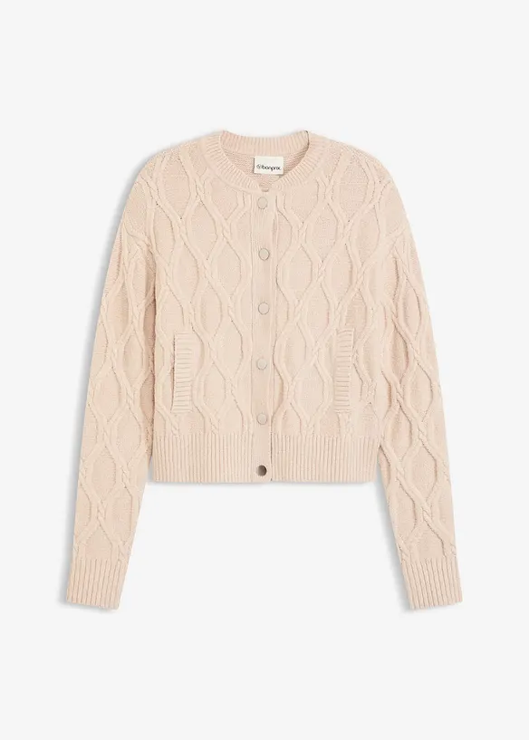 Cardigan in filato grosso, bonprix