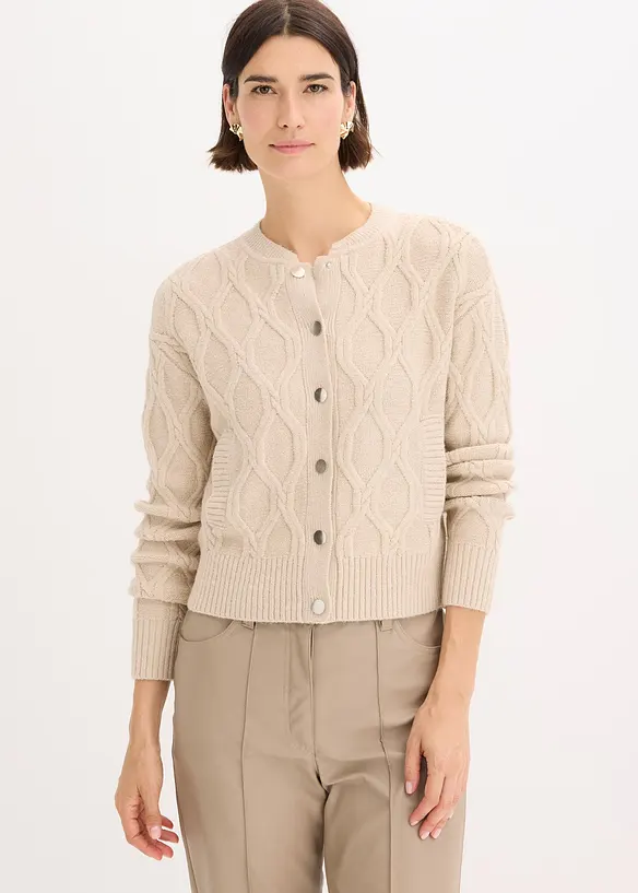 Cardigan in filato grosso, bonprix