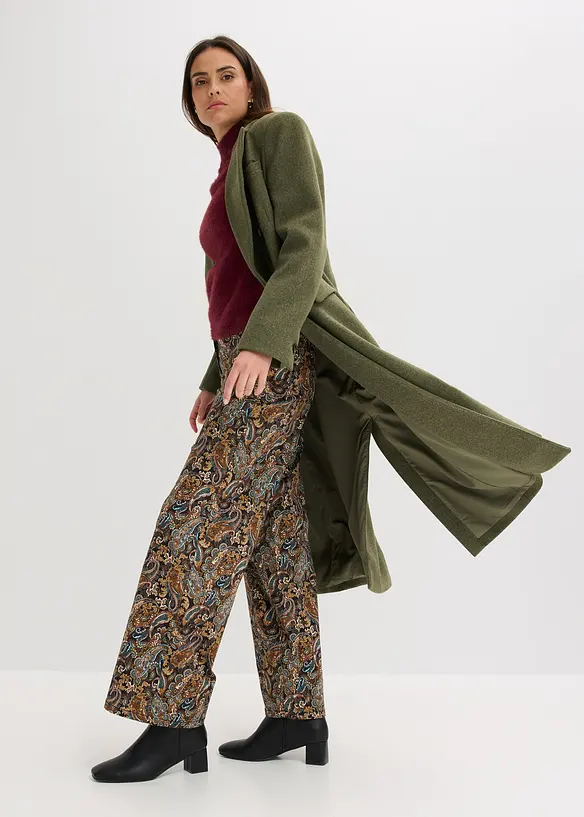 Cappotto taglio blazer con viscosa, bonprix