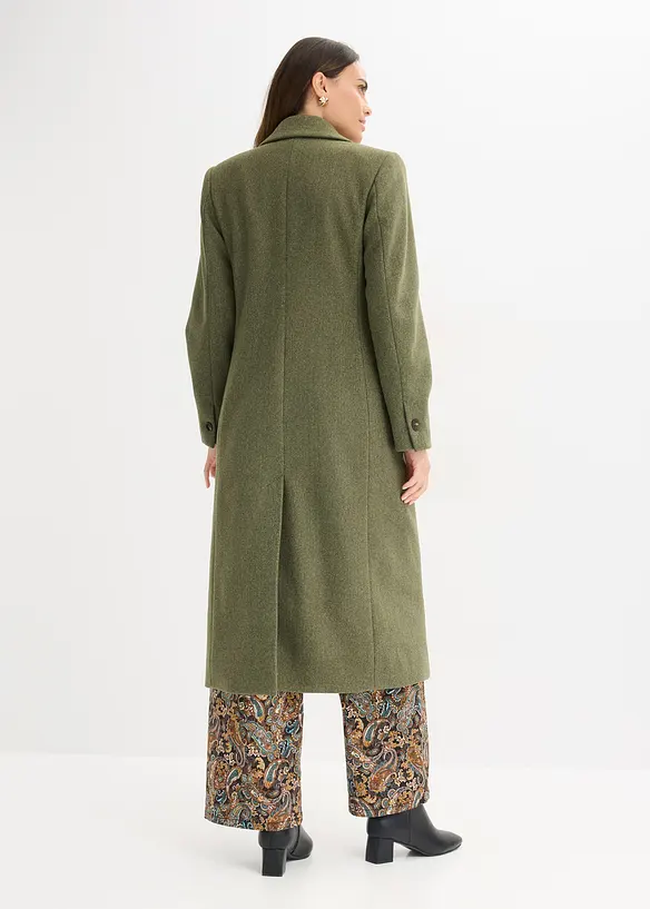 Cappotto taglio blazer con viscosa, bonprix