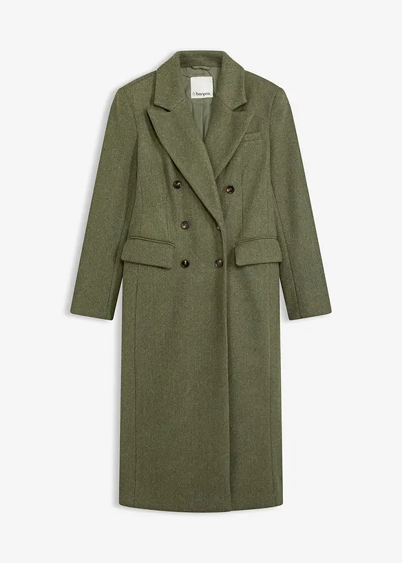 Cappotto taglio blazer con viscosa, bonprix