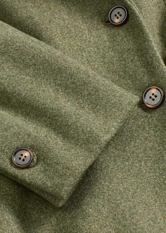 Cappotto taglio blazer con viscosa, bonprix