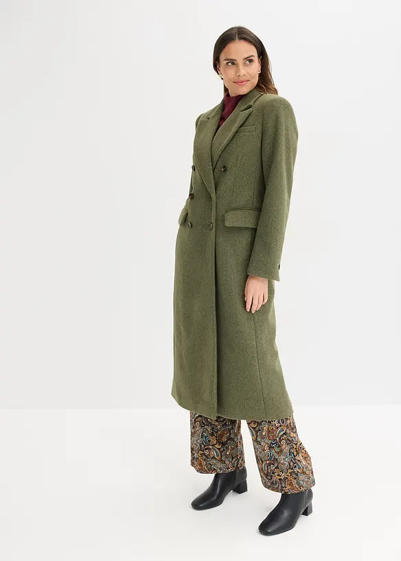 Cappotto taglio blazer con viscosa, bonprix
