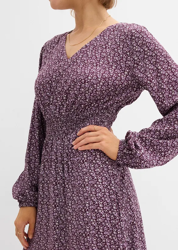 Abito midi in viscosa fluente, bonprix