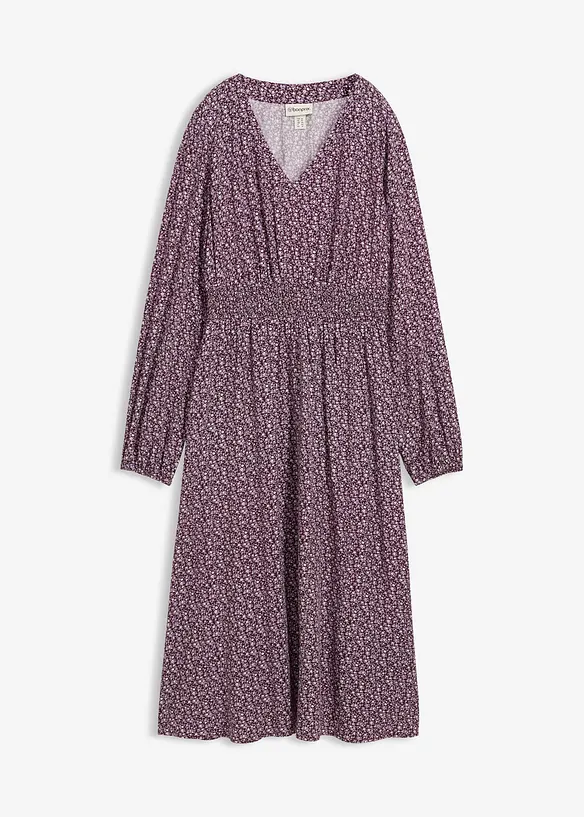 Abito midi in viscosa fluente, bonprix