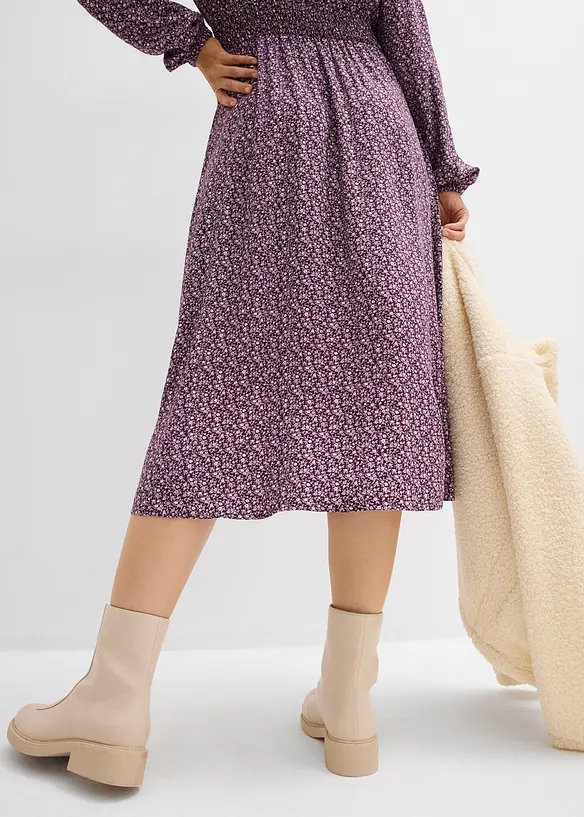 Abito midi in viscosa fluente, bonprix