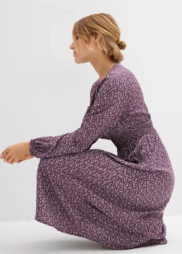 Abito midi in viscosa fluente, bonprix