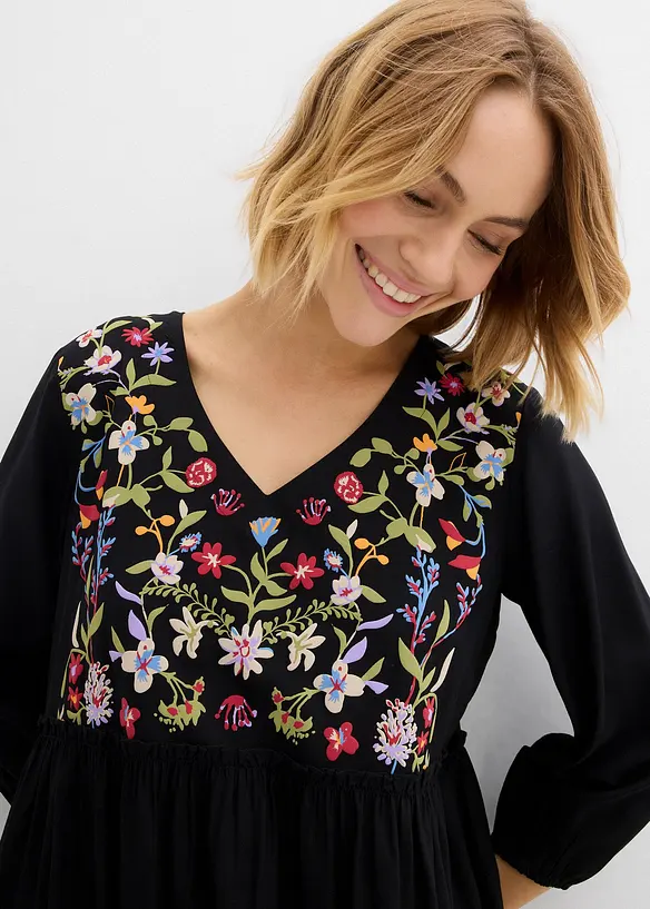 Abito tunica in viscosa fluente, bonprix