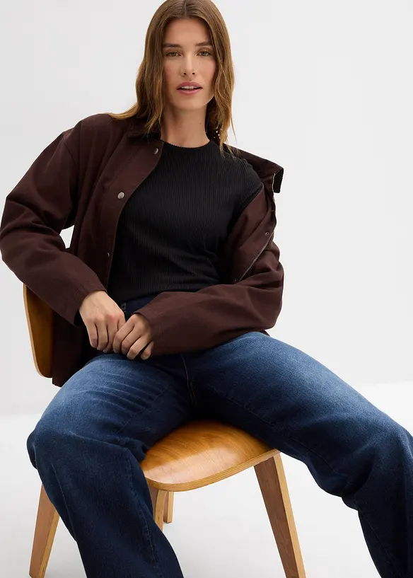 Maglietta termica a coste, bonprix