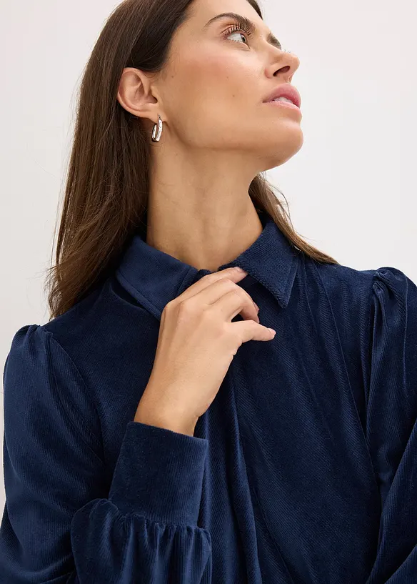 Abito corto in velluto, bonprix