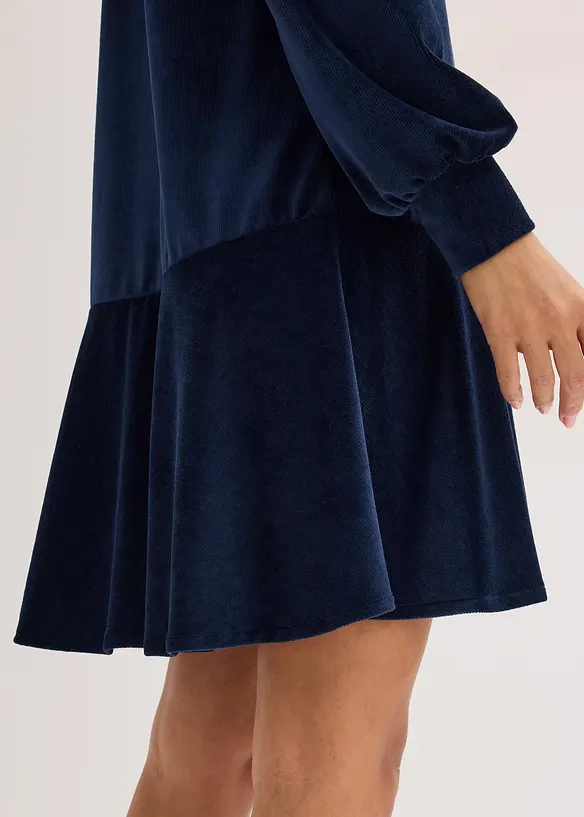 Abito corto in velluto, bonprix