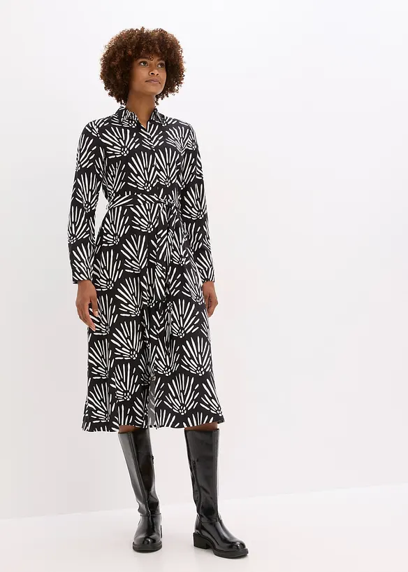 Abito midi in viscosa fluente, bonprix