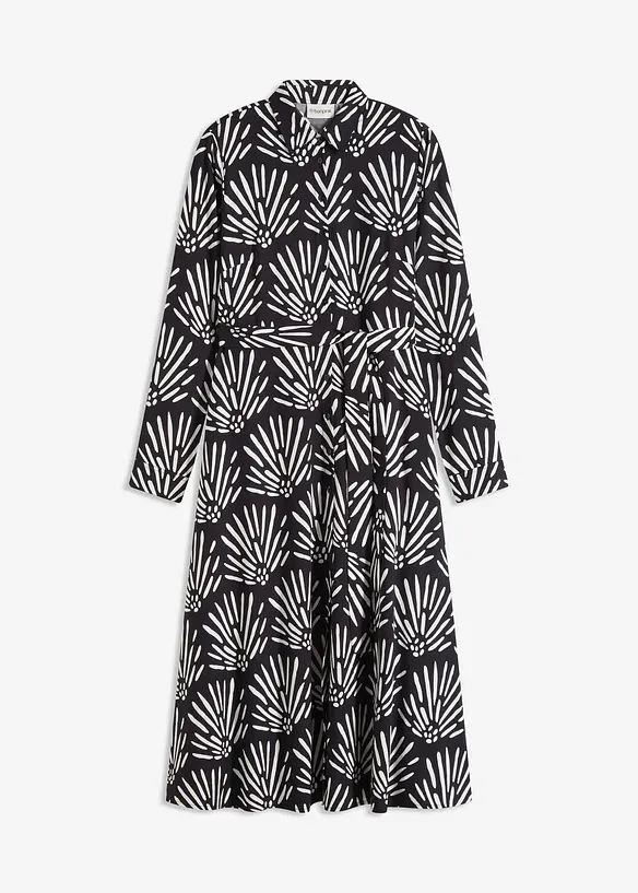 Abito midi in viscosa fluente, bonprix