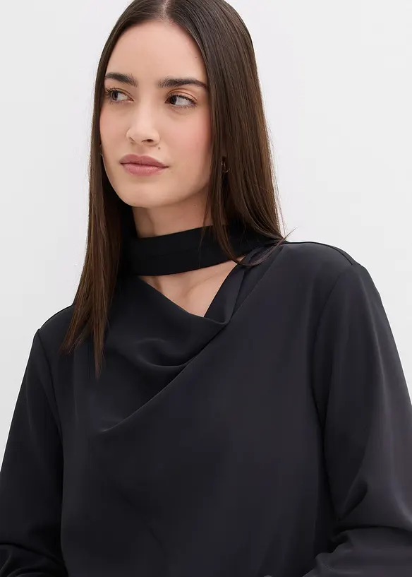 Blusa leggermente lucida, bonprix