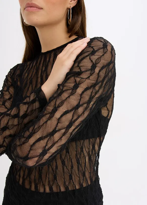 Abito corto in pizzo, bonprix