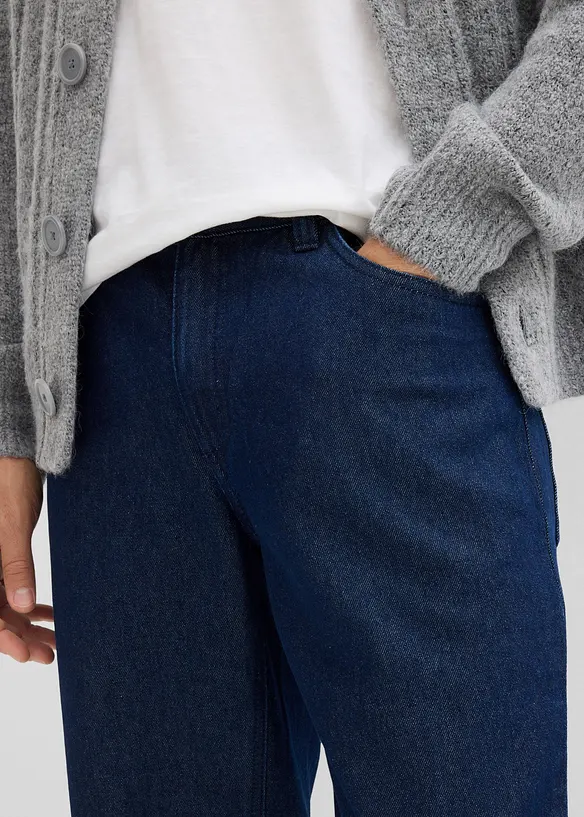 Jeans relaxed fit in puro cotone biologico, straight, bonprix