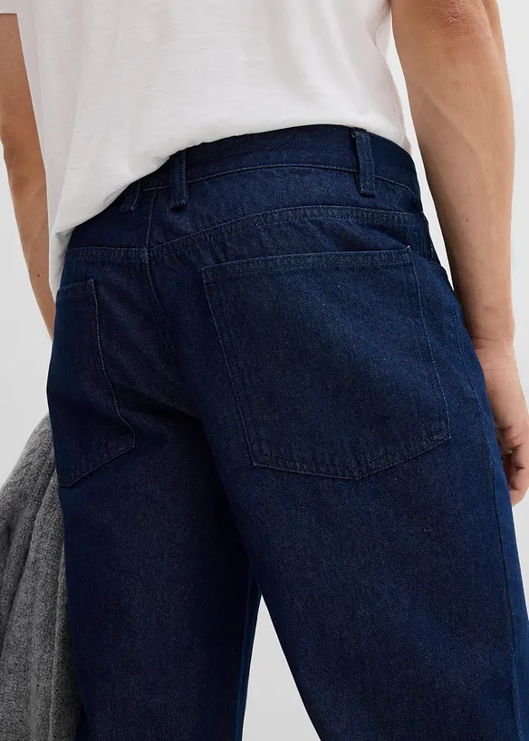 Jeans relaxed fit in puro cotone biologico, straight, bonprix