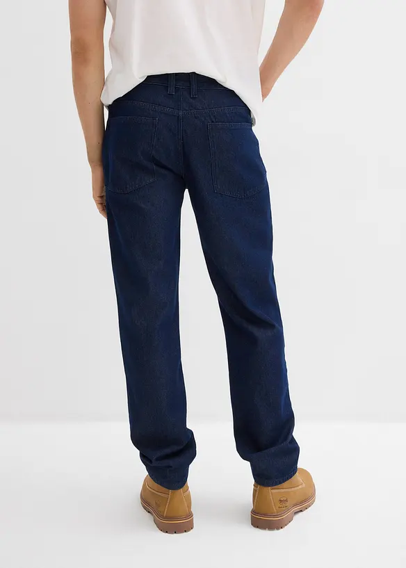 Jeans relaxed fit in puro cotone biologico, straight, bonprix