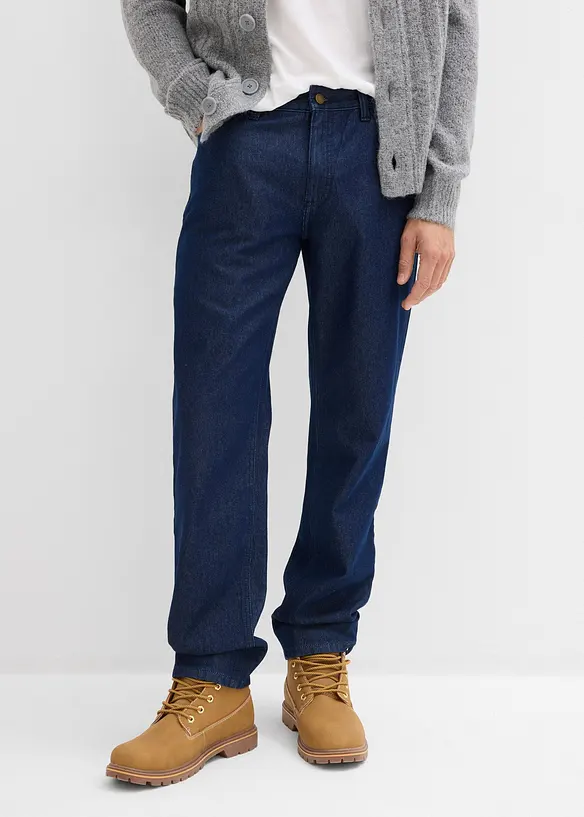 Jeans relaxed fit in puro cotone biologico, straight, bonprix