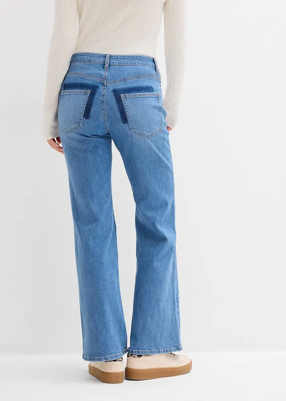 Jeans a zampa, bonprix