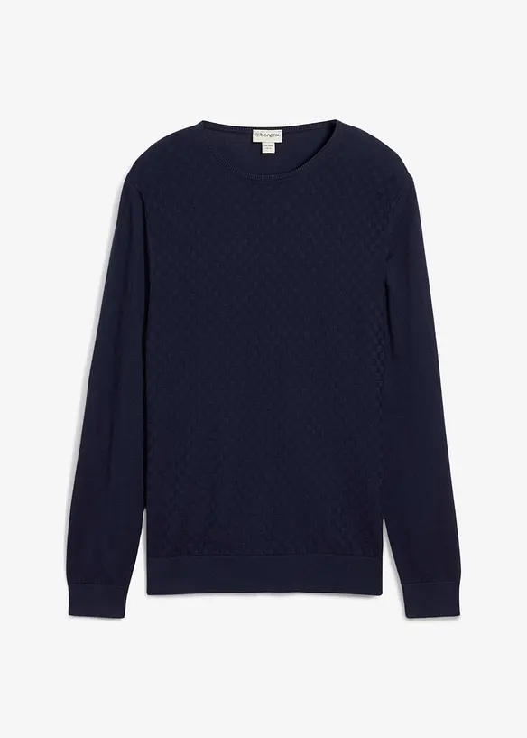 Maglione in filato fine con lana merino, bonprix
