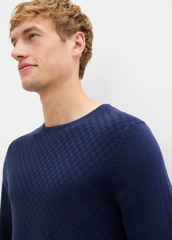 Maglione in filato fine con lana merino, bonprix