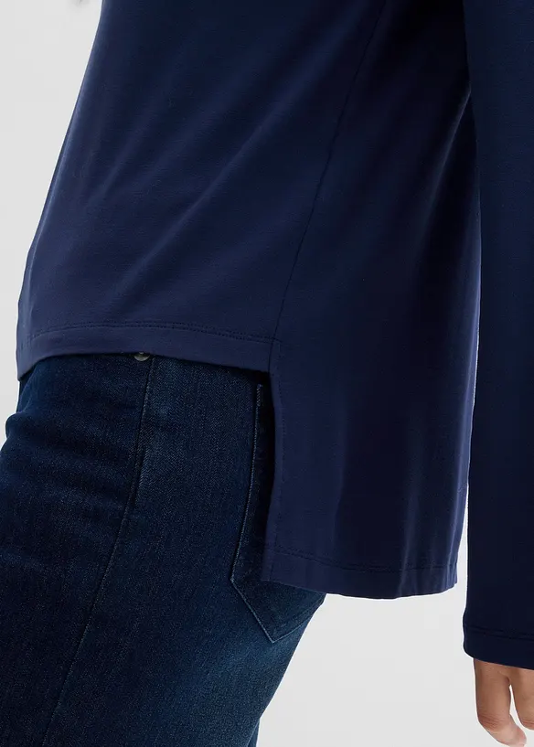 T-shirt oversize in fluido misto viscosa ed elastan, bonprix