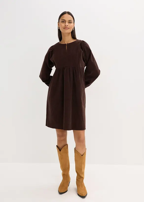 Abito in velluto a coste di cotone, bonprix