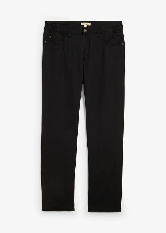 Pantaloni termici con cinta comoda relaxed fit, straight, bonprix