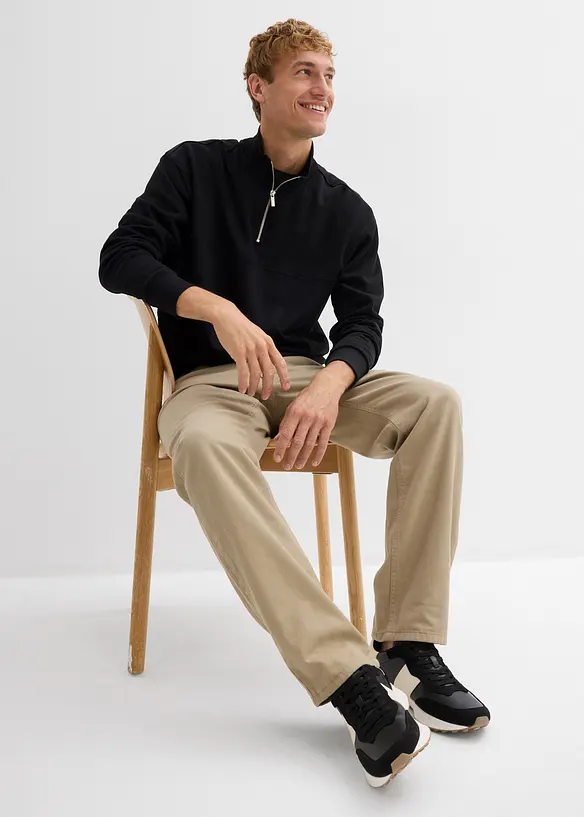 Pantaloni termici con cinta comoda relaxed fit, straight, bonprix