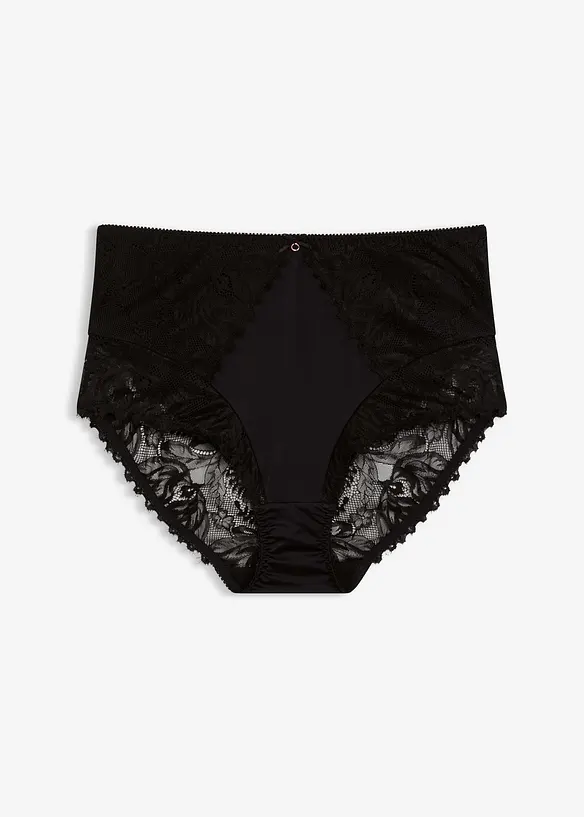 Slip a vita alta con effetto glitterato, bonprix