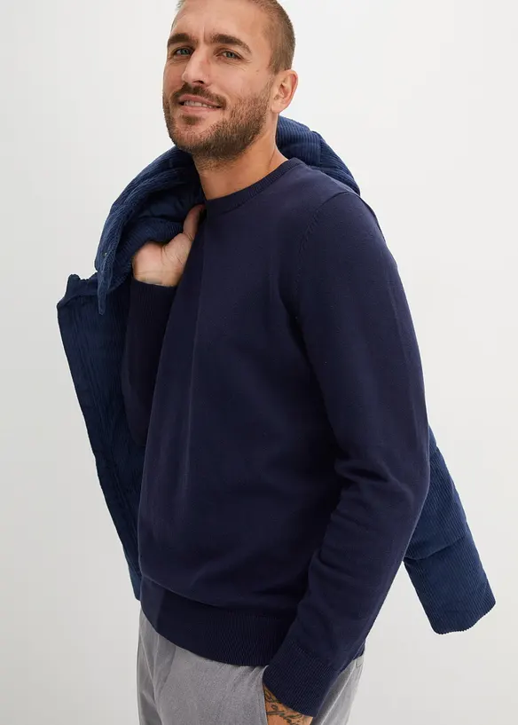 Maglione in filato fine, regular fit, bonprix