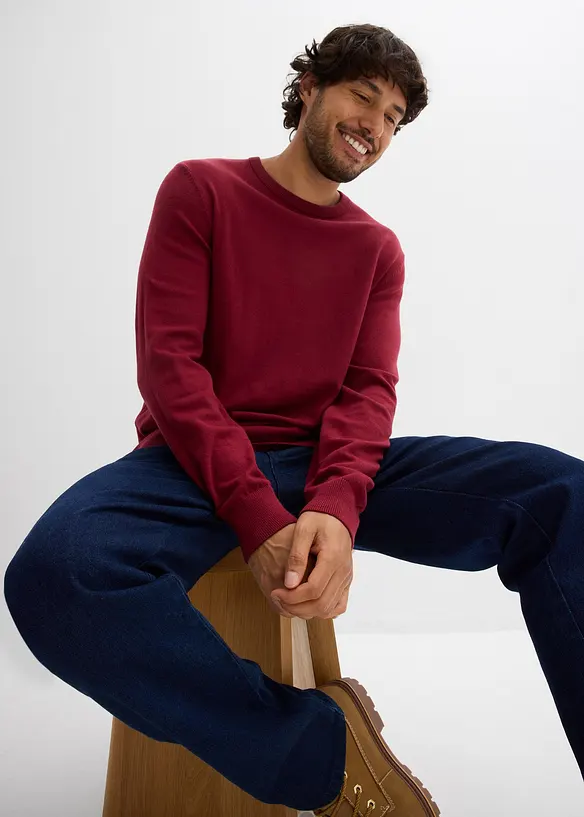 Maglione in filato fine, regular fit, bonprix