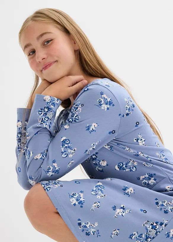 Abito in jersey di puro cotone biologico, bonprix