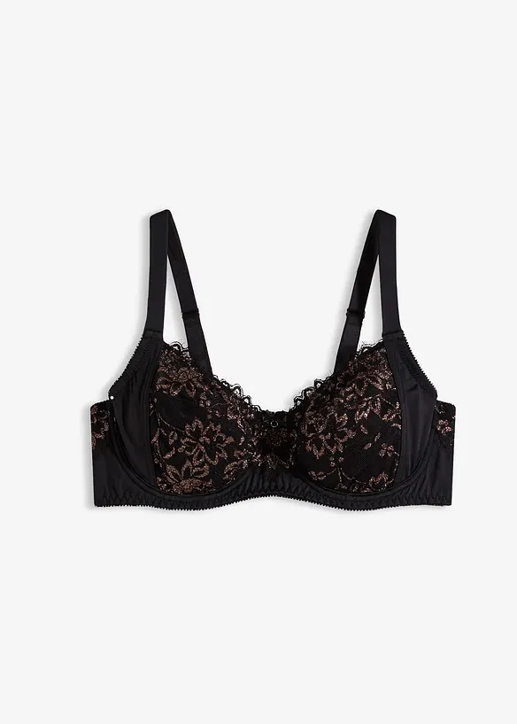 Reggiseno minimizer con filato glitterato, bonprix