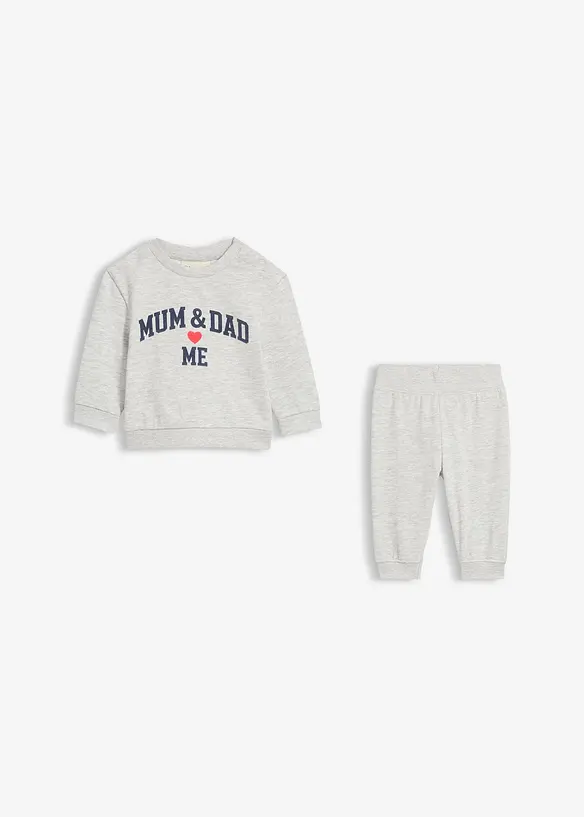 Felpa e pantaloni (set 2 pezzi), bonprix