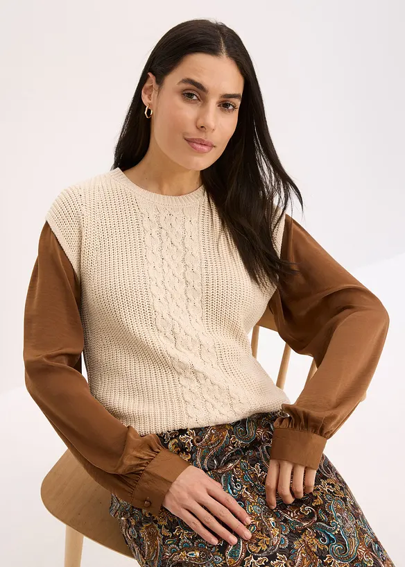 Gilet in maglia, bonprix